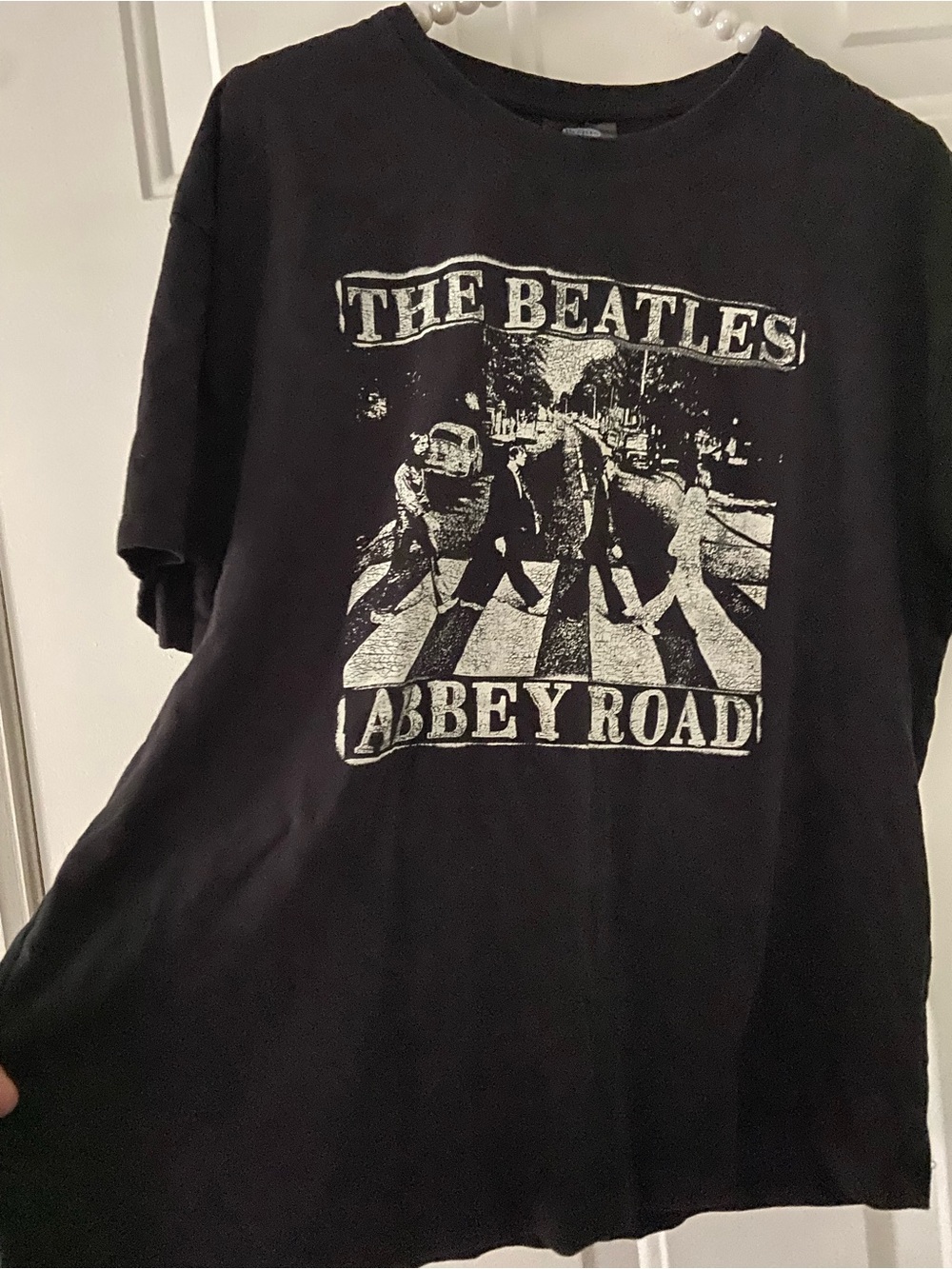 The Beatles Black Abbey Road Graphic Tee